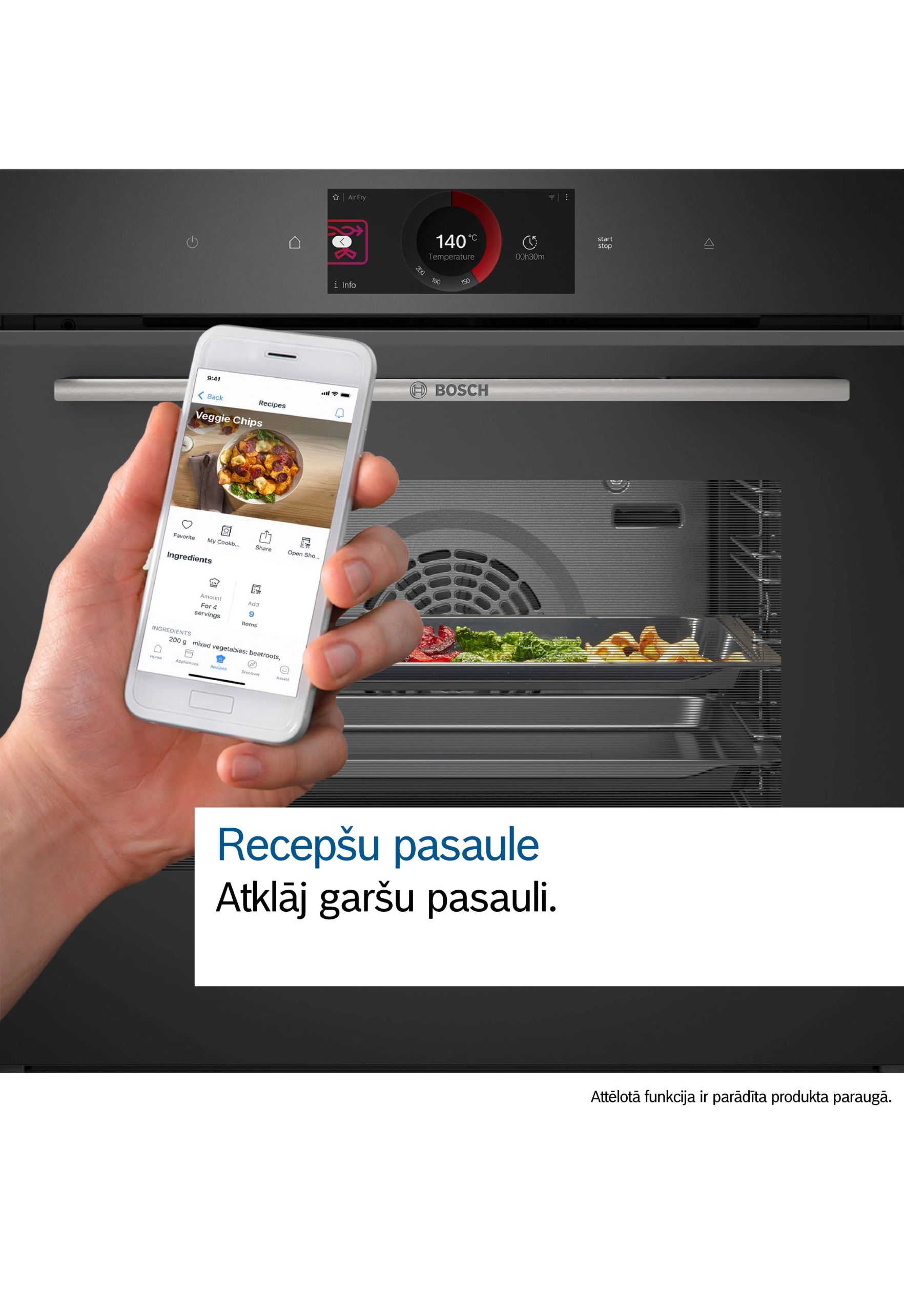 BOSCH CMG978NB1 iebūvējamā cepeškrāsns