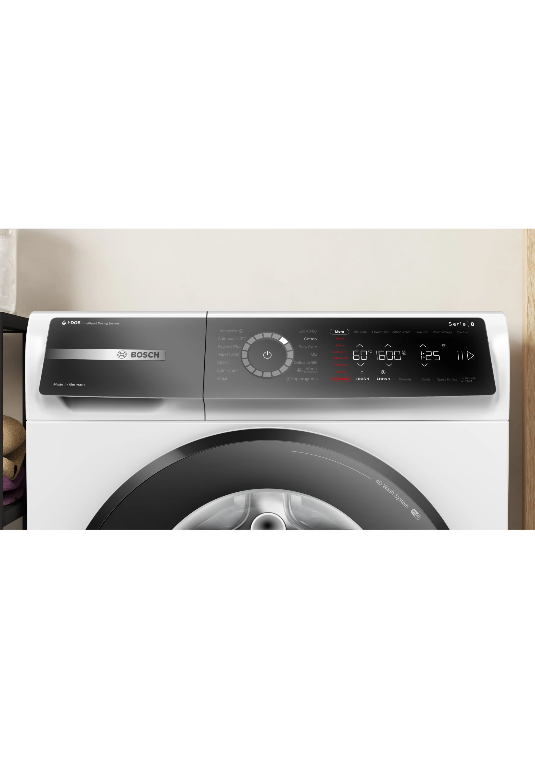 BOSCH WGB266A0SN veļas mašīna