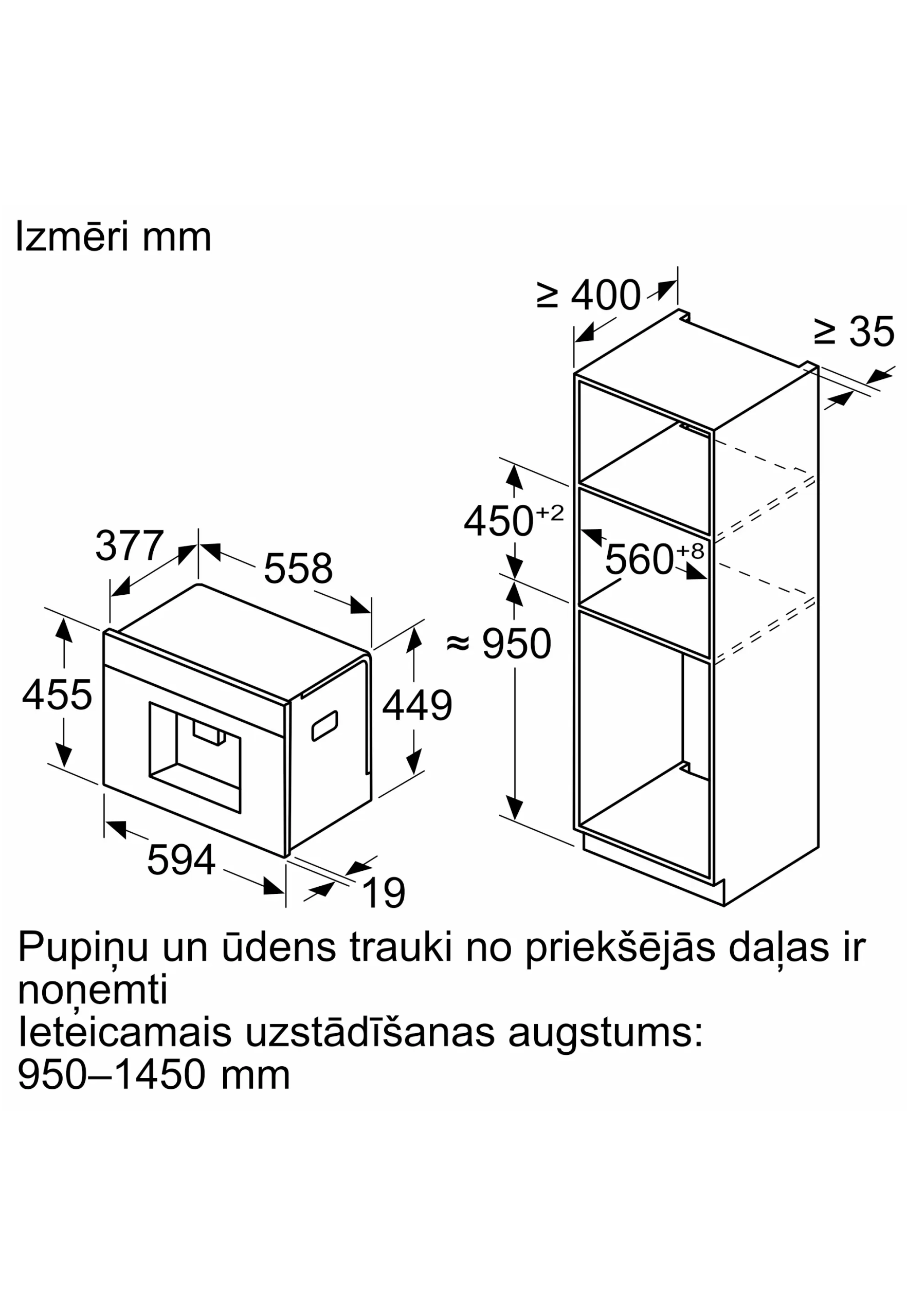 BOSCH Iebūvējams kafijas aparāts CTL7181W0
